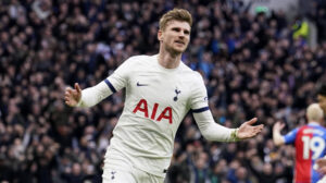 timo werner scores in tottenham vs manchester city match