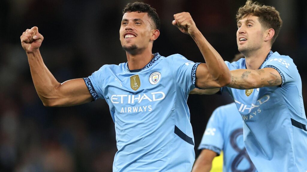 Matheus Nunes scores in tottenham vs manchester city match to give city some hope